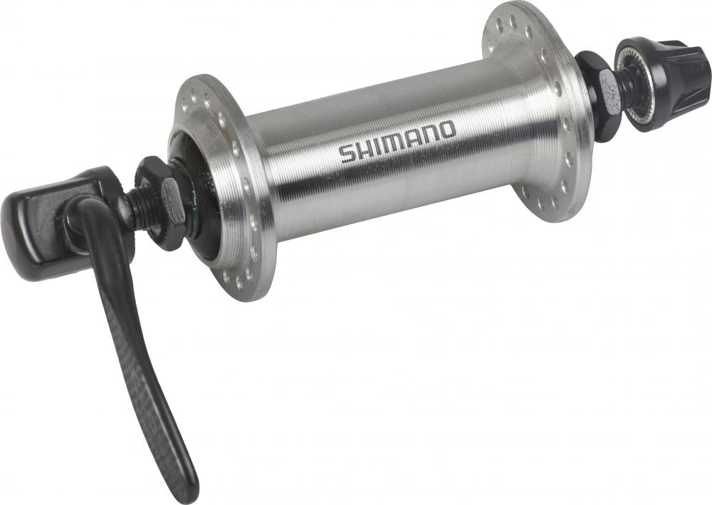 SHIMANO Vorderradnabe HB-TX500 32 Loch Schnellspanner - 32, Silber