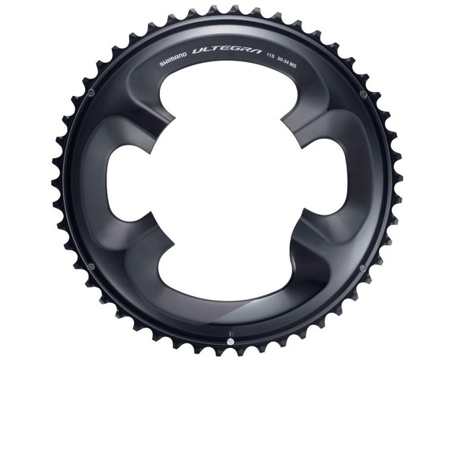 SHIMANO Kettenblatt ULTEGRA FC-R8000 50 Zähne Schwarz - präziser Antrieb für Rennräder