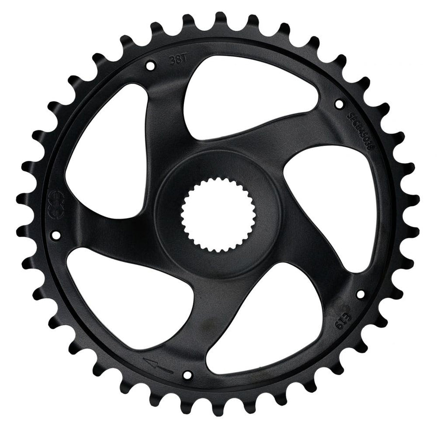 Schwarzes KMC E-Bike Kettenblatt 40 Zähne Direct Mount CrMo für Bosch Gen.4/5.