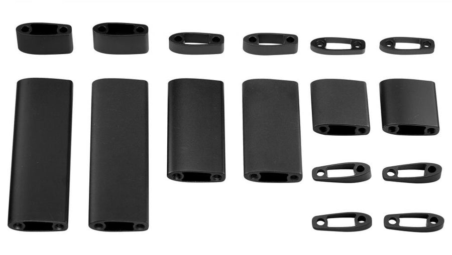 SHIV Spacer BAR SUB - SHIV TT DISC AEROBAR STACK HEIGHT SPACER KIT W/ 6-DEG & 10-DEG WEDGES (5/10/20/40/80/120MM) - Aero Bars, Parts, Levers