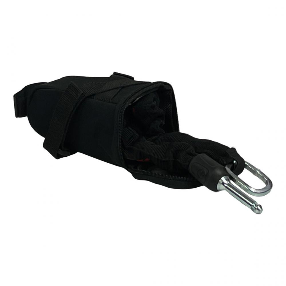 Haberland Tasche für Schlosskette schwarz - praktische Satteltasche für Kettenschlösser