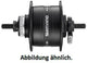 SHIMANO Nabendynamo DH-3D37 - 6V/3W, 36 Loch, Center-Lock, Silber