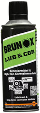 Brunox Kettenpflege Lub & Cor Spray 400 Milliliter Allwetter Kettenschmiermittel Korrosionsschutz haftstark für Fahrrad E-Bike Motorrad