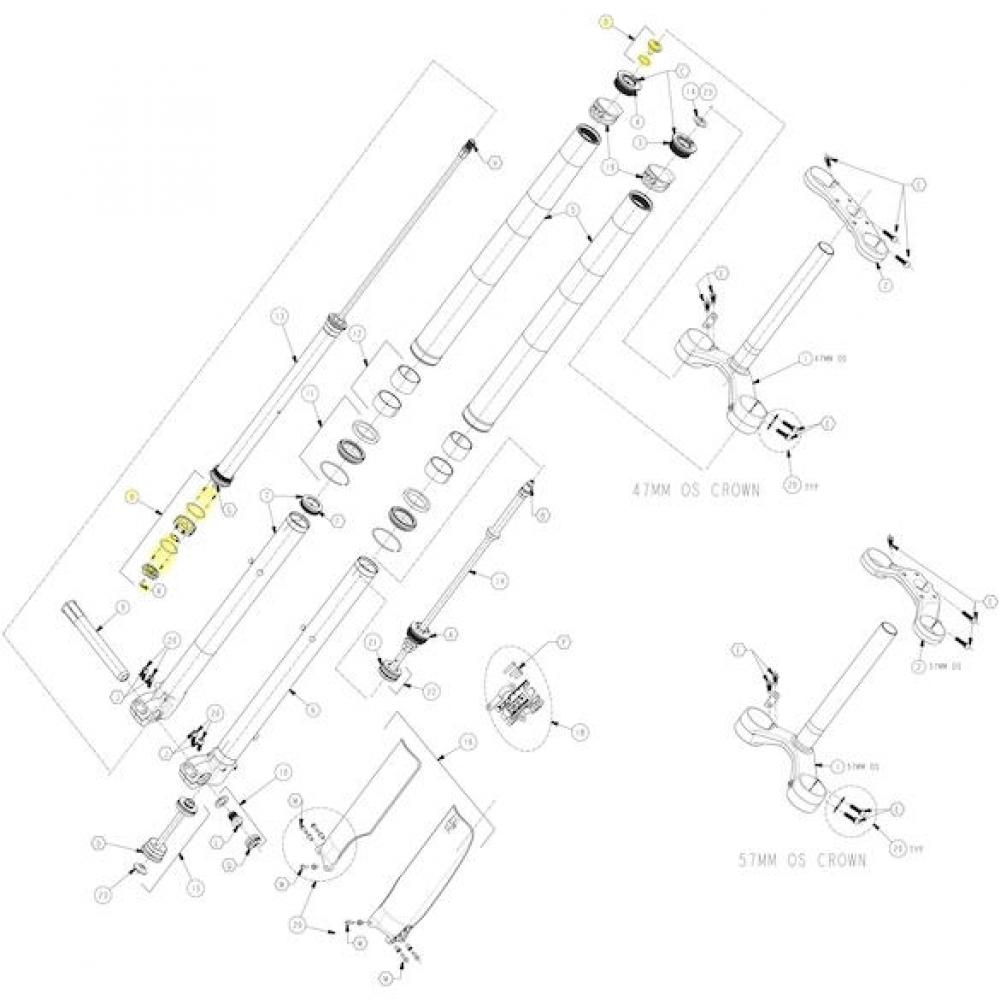 Manitou Verstellknopf Druckstufe für Dorado Pro/Expert Standardgröße - präzise Dämpfungsabstimmung