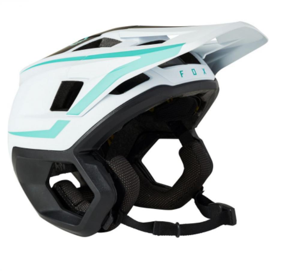 FOX Helm DROPFRAME PRO CE Trail Helm teal L