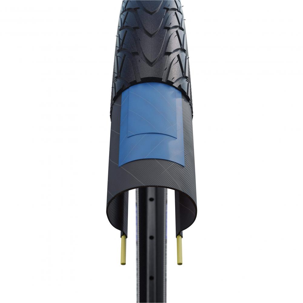 Schwalbe Reifen Marathon Racer 700x30C Schnittbild mit ADDIX RaceGuard Pannenschutz.