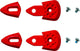 Sidi Vent Air Einsatz für Vent Air Sohle 41-44 Rot - optimale Belüftung für Sidi-Schuhe