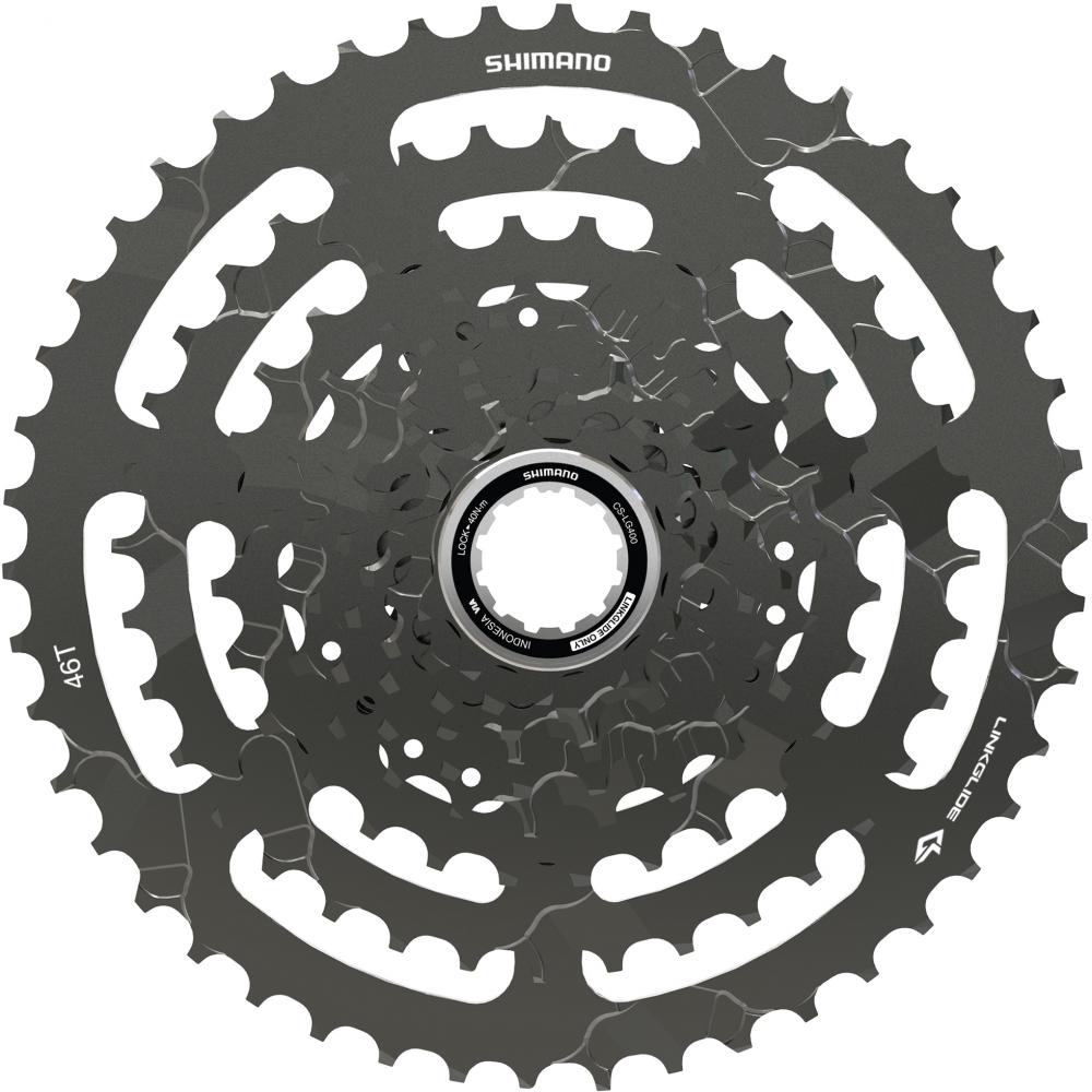 SHIMANO Kassette CUES LINKGLIDE CS-LG400 9-fach 11-46Z - robuste Schaltung für moderne Bikes