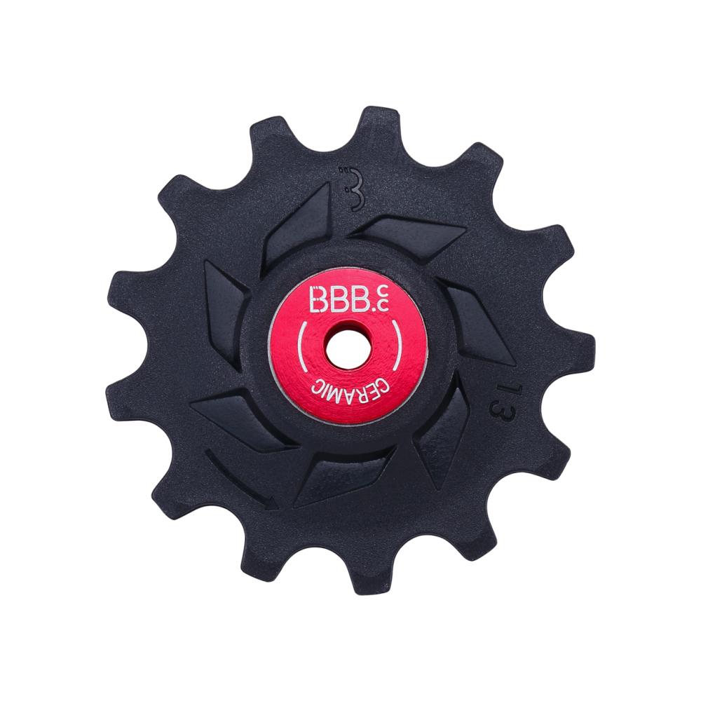 BBB Cycling RollerBoys 13T-13T ceramic Schaltwerksröllchen 13Z schwarz - leiser, effizienter Lauf