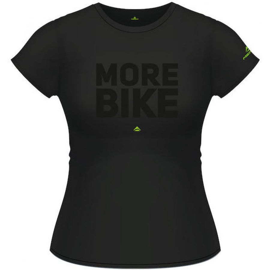 Merida T-Shirt Lady MORE BIKE Edition S Schwarz - komfortables Damen-Fahrradshirt