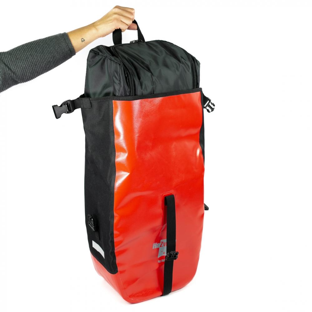 Haberland Einsatz für Einzel-/Doppeltaschen schwarz - mehr Ordnung auf Tour