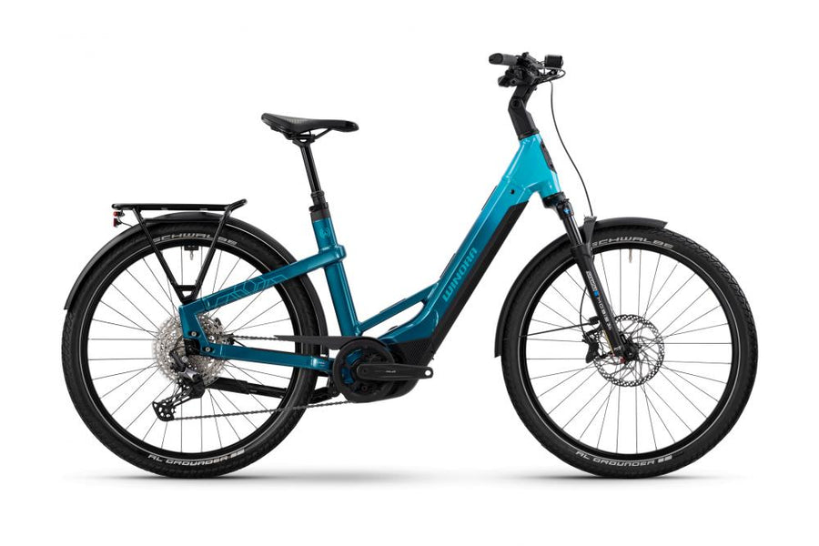 YAKUN E-Mountain Bike X12 LOW i800Wh 12-G Deore 25-26 WIN BCXK GL_blue/aqua Rh S