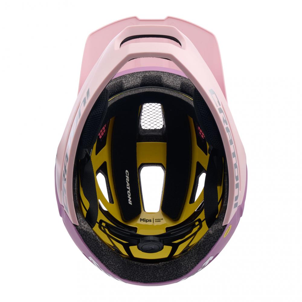 Cratoni MadCat MIPS Kinder-Fullface-Helm - blush-rose matt