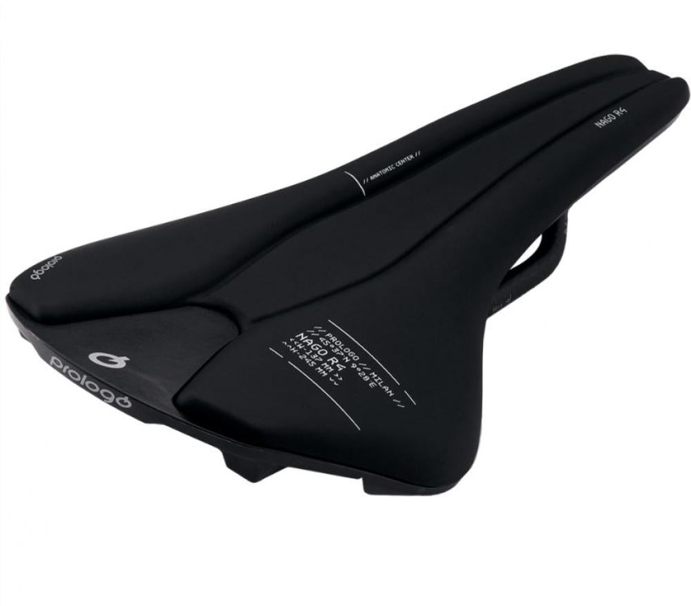 Prologo Nago R4 Hard Black Fahrradsattel 147mm für Rennrad und Gravel.