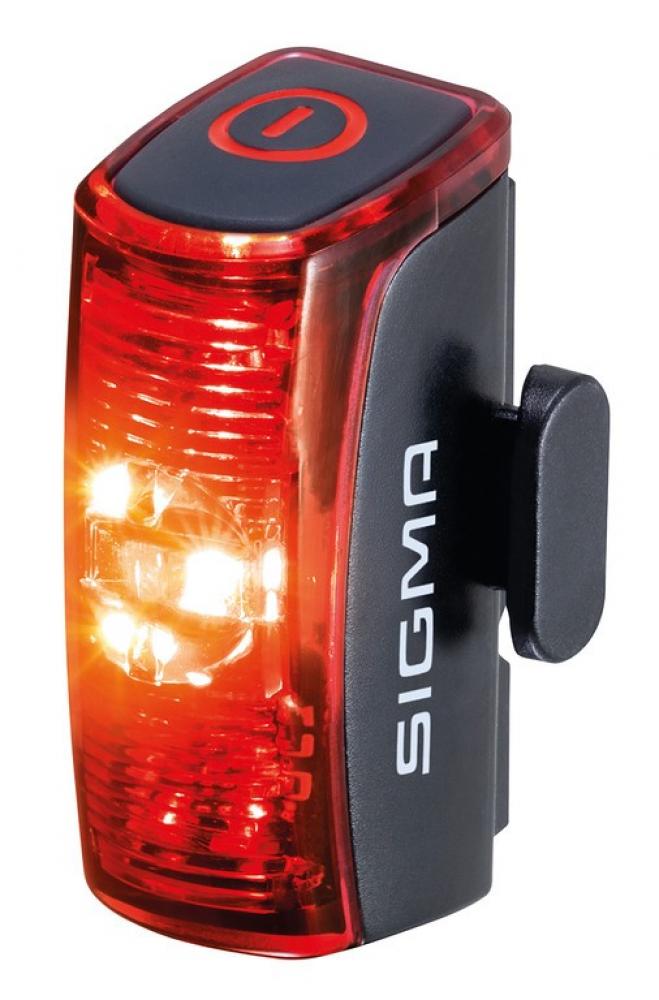 Sigma Licht Akku Sigma Akku-Rücklicht Infinity mit K~ LED schwarz USB-Anschluss StVZO