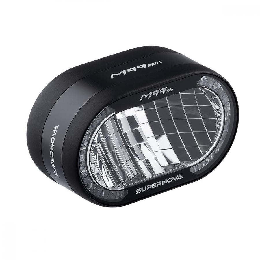 Supernova M99 Pro 2 E-Bike Scheinwerfer 45 km/h mit extrem hellem Fernlicht.