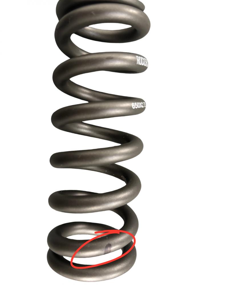 Retoure: RockShox Feder für Dämpfer RockShox Vivid/Kage | grau, 650LB, 216/222x70