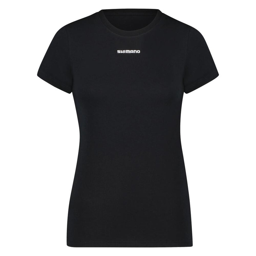 SHIMANO W'S UX URBAN T-Shirt BLACK XL T-Shirt für Radsport Damen Größe S
