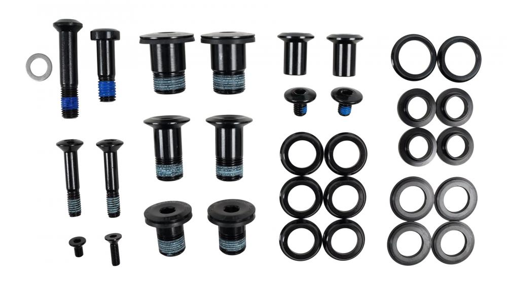 ALLOY Pivot Bolt Kit MY21 SJ - Komplettes Lagerbolzen-Set mit Distanzhülsen für Alu-Rahmen - BLT KIT, MY21 SJ, ALLOY FRAME, SUSPENSION PIVOT BOLT KIT (W/ PIVOT SPACERS)