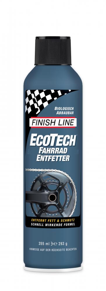 Finish Line EcoTech Entfetter 355ml, biologisch abbaubar, stark gegen Fett & Öl, sicher für O-Ringe, ideal für Kette & Antrieb, Aerosol