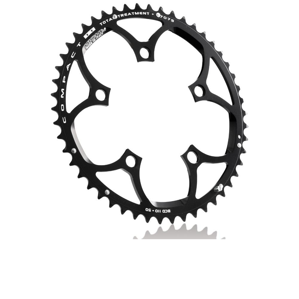 Miche Kettenblatt schwarz 50 Zähne BCD 110 Compact 9/10fach Fahrrad.