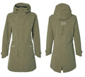 Basil Regenparka Mosse Woman Olive Green L - Wasserdichte Damen Fahrradjacke - Bekleidung