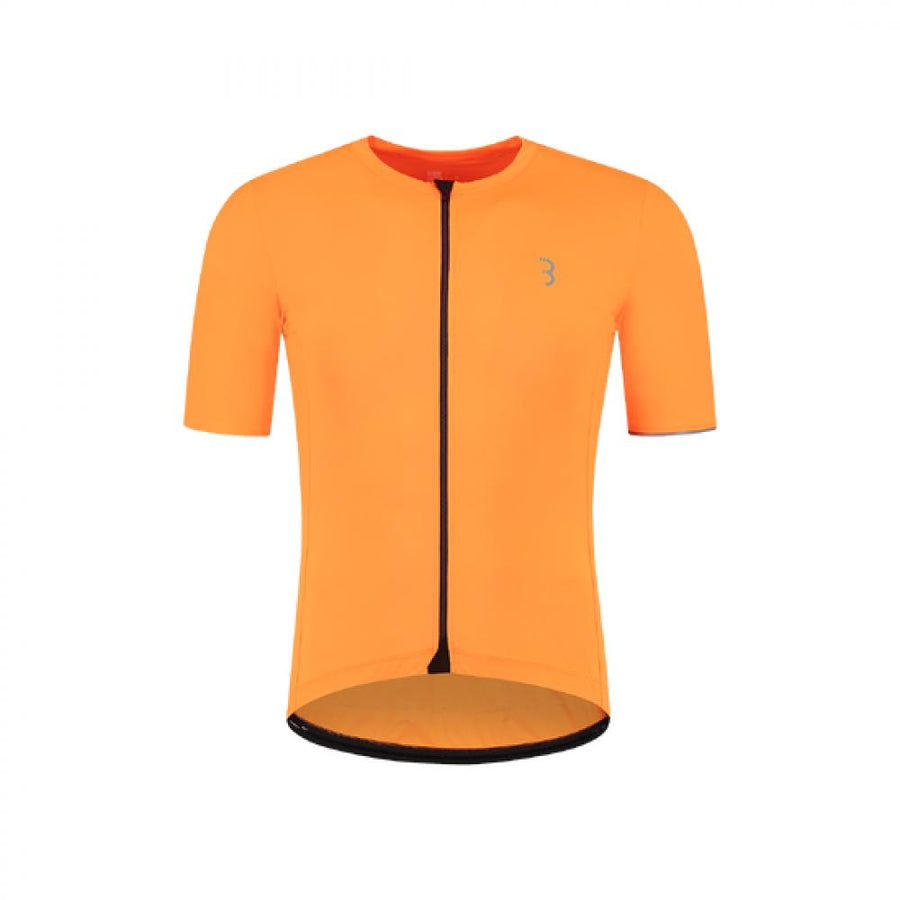 BBB Cycling Trikot Essence (male) M neon orange - atmungsaktives Rennrad-Trikot der aktuellen Generation