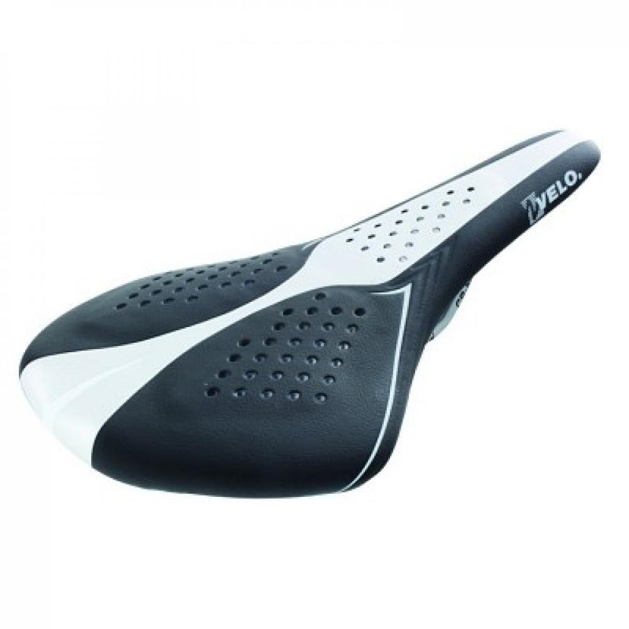 VELO Sattel AIRTHRU GEL, schwarz/weiss