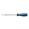 Unior Schlitzschraubendreher 0,4x2,5x60mm mit blau-grauem Griff.
