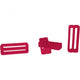 FixPlus Strapkeeper 35 Rot für 35/46/66/86 cm Straps - sicheres Fixieren loser Strap-Enden