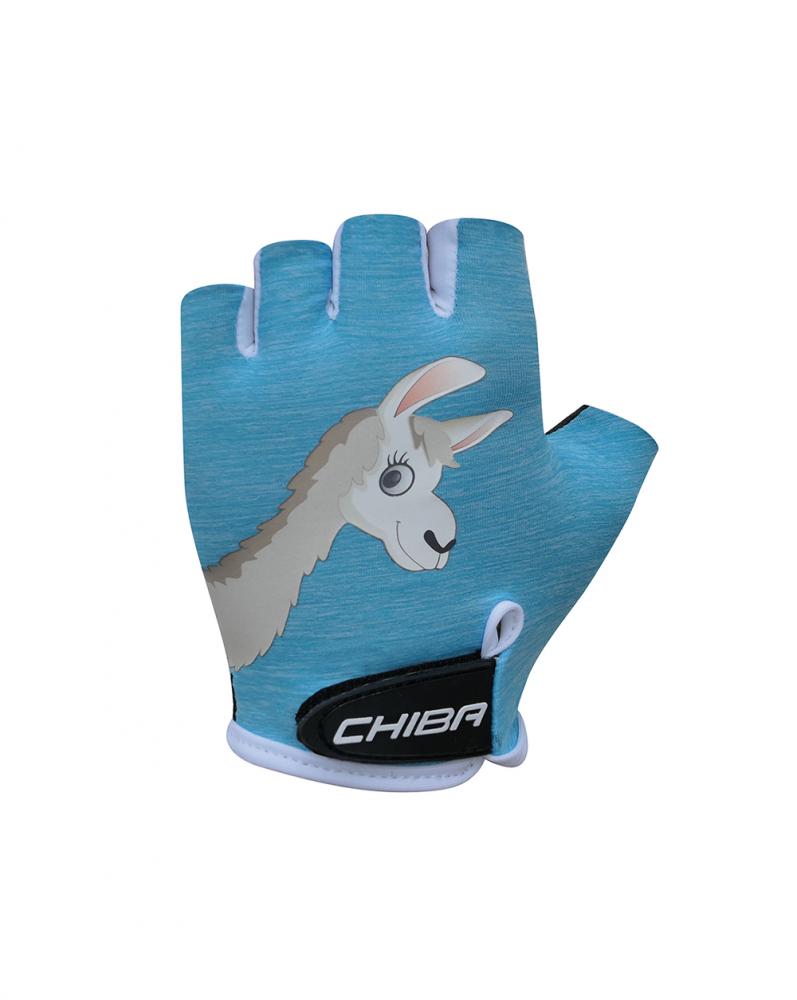 CHIBA Cool Kids - Kinder Fahrradhandschuhe L türkis, Griptec-Innenhand, waschbar