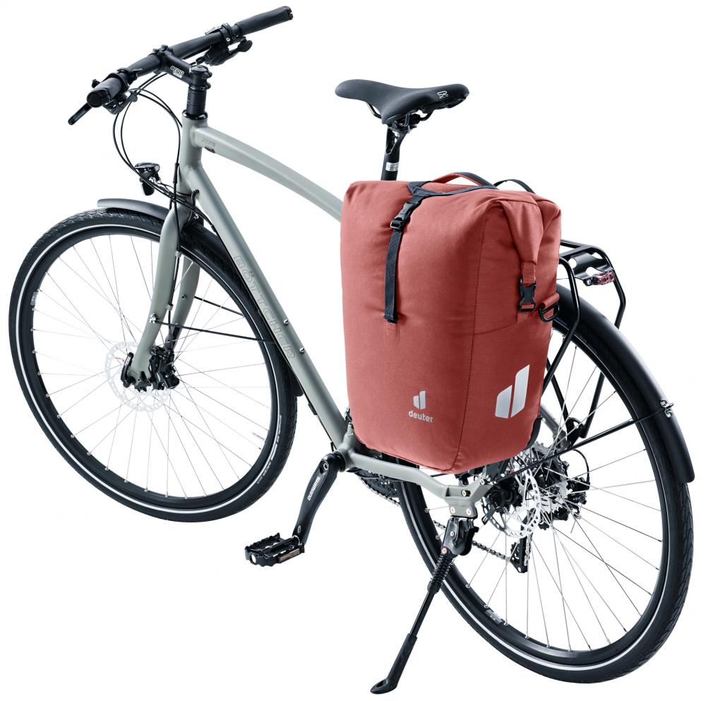 Deuter Valbona 20+5 Hinterradtasche - Fahrradtasche 25L wasserdicht mit Roll-Top