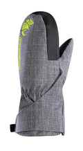 CHIBA Kids Basic Mitten - wasserdichte Kinder-Fäustlinge für Radsport, hellgrau, Gr. V