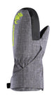 CHIBA Kids Basic Mitten - wasserdichte Kinder-Fäustlinge für Radsport, hellgrau, Gr. V