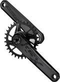 FSA Kurbelgarnitur KFX Modular BB392Evo 1x 175 mm Schwarz - superleichte Performance-Kurbel