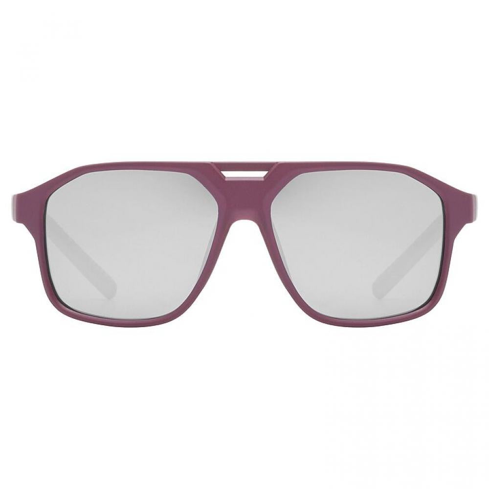 uvex Cosmic Sonnenbrille Cranberry Matt - Verspiegelt Silber, UV400 Schutz, Einheitsgröße, Sportbrille