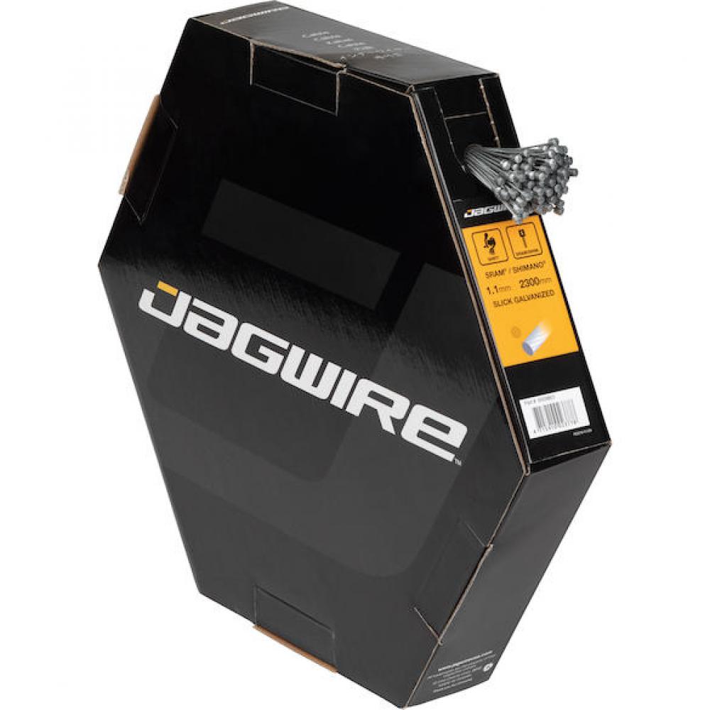 Jagwire Schaltzug Sport Stahl verzinkt, geschliffen 1,1 x 2300 mm Silber - präzise Schaltperformance