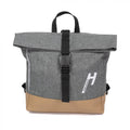 Haberland Vario-Bike-Rucksack Keep Rollin' grau - flexibler Bike-Rucksack mit Variohaken