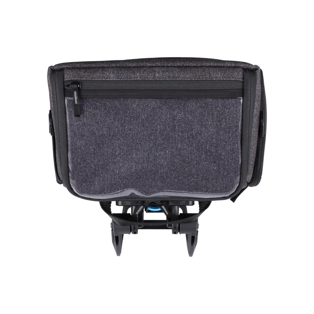 BBB Cycling Lenkertasche FrontPack 26x16x18cm 5,5L grau - praktische Fahrrad-Lenkerbox