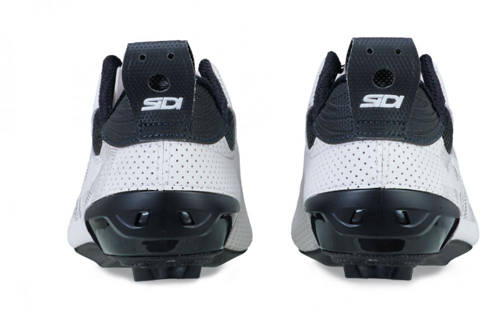 Sidi ROAD Tri-Sixty white 48 Weiß - Highend-Triathlon-Rennradschuh mit C-BOOST Carbonsohle