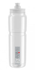 Elite Trinkflasche Fly 950 ml klar/grau, ultraleicht für Sport und Fahrrad.