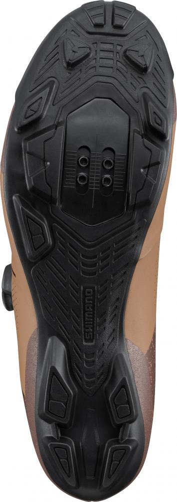 SHIMANO Fahrradschuhe XC302 Herren/Damen MTB SPD Fahrradschuhe Größe 43 breit Braun