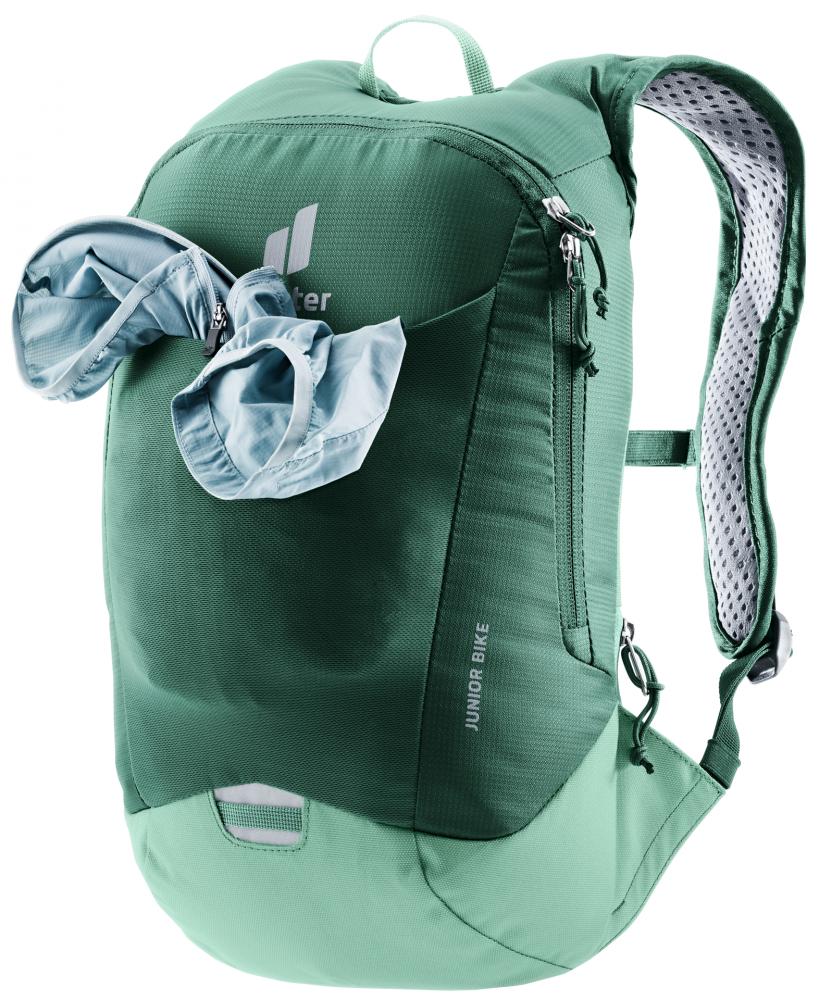 Deuter Junior Bike Fahrradrucksack 8L seagreen-spearmint - Kinderrucksack mit Airstripes-Rückensystem