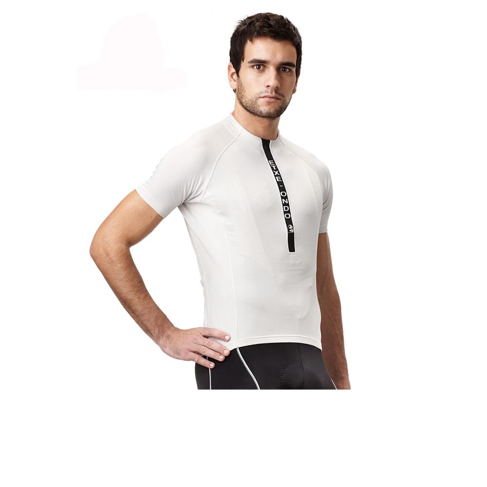 Etxeondo Herren Trikot MEERSBURG Weiß - Atmungsaktives Kurzarm Radtrikot