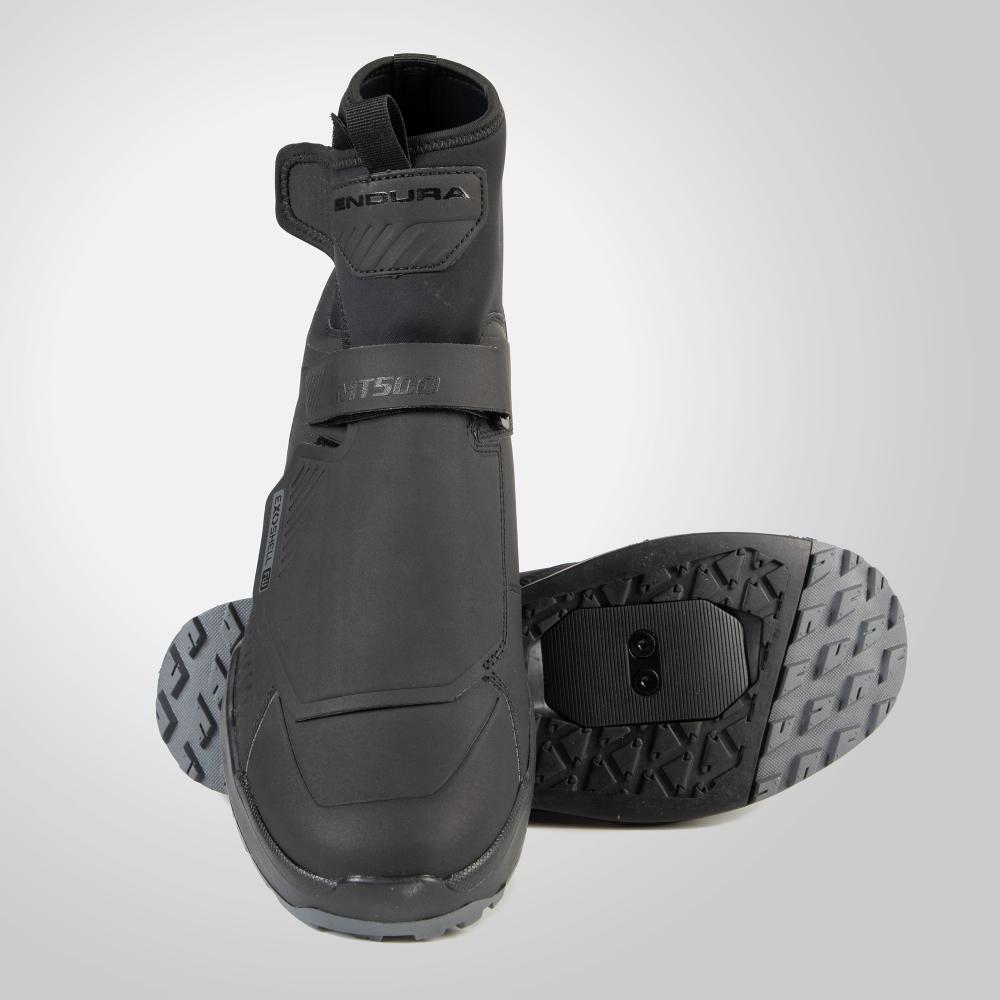 Endura MT500 Burner Clipless wasserdichter Schuh schwarz EU43 UK9 US10 - robuster MTB-Schuh, SPD-kompatibel, wasserdicht, atmungsaktiv, mit griffiger Sohle und hohem Tragekomfort