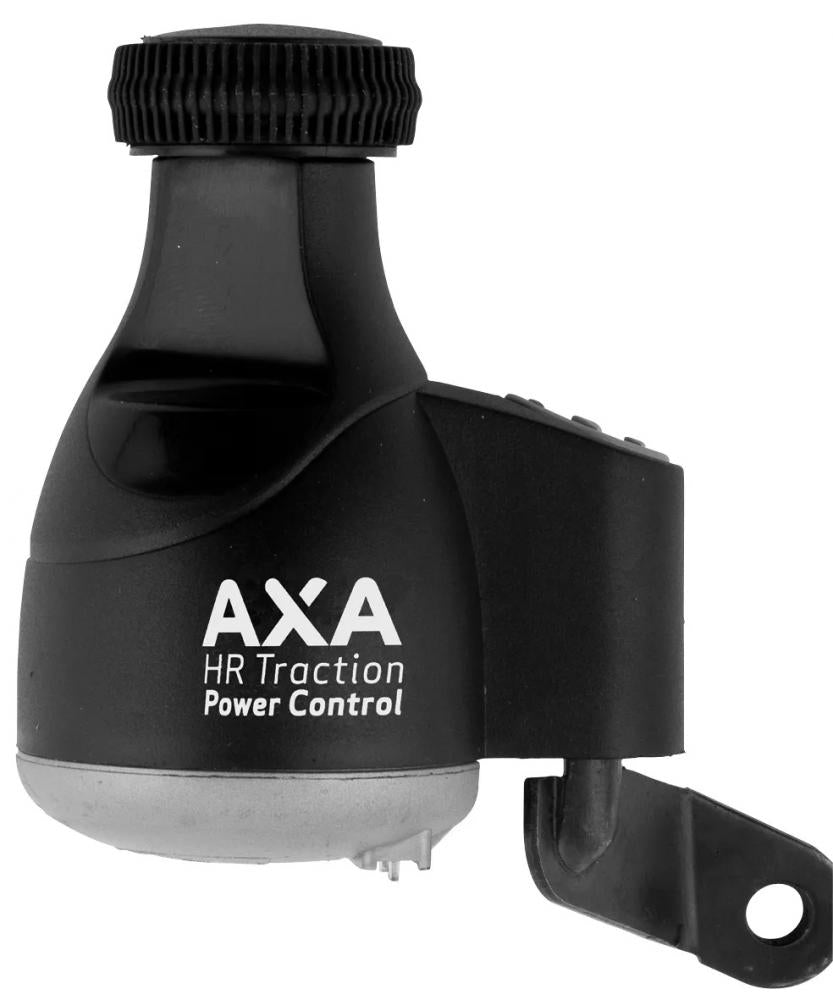 AXA HR Traction Power Control Seitenläufer-Dynamo, schwarz-silbergrau, 6V 3W, StVZO-konform, für Fahrradbeleuchtung.