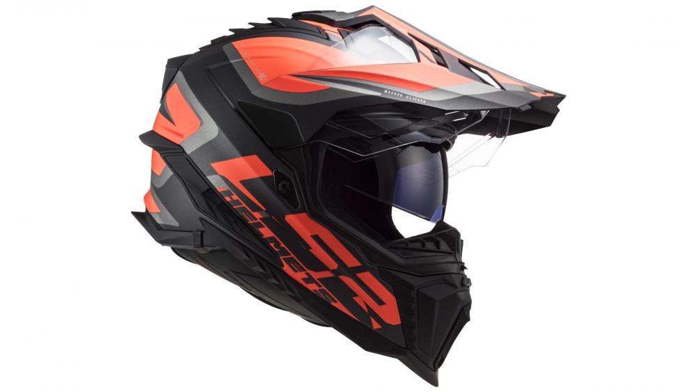 LS2 Endurohelm MX701 Explorer Alter in Größe 3XL innenliegendes Sonnenvisier 65-66 cm
