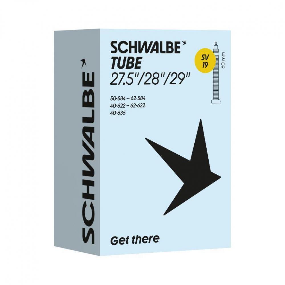 Schwalbe Schlauch Nr. 19 SV 60 mm 27,5/28/29 Zoll