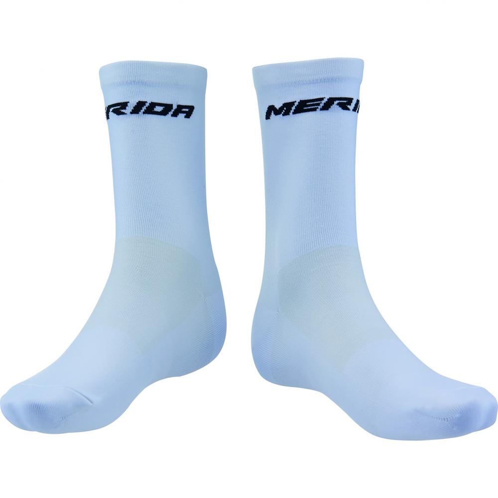 Merida Socken RACE weiß/schwarz 37-39 Weiß/schwarz - leichte, atmungsaktive Radsocken