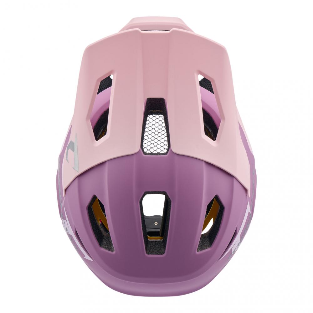 Cratoni MadCat MIPS Kinder-Fullface-Helm - blush-rose matt